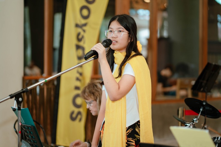 Student performing