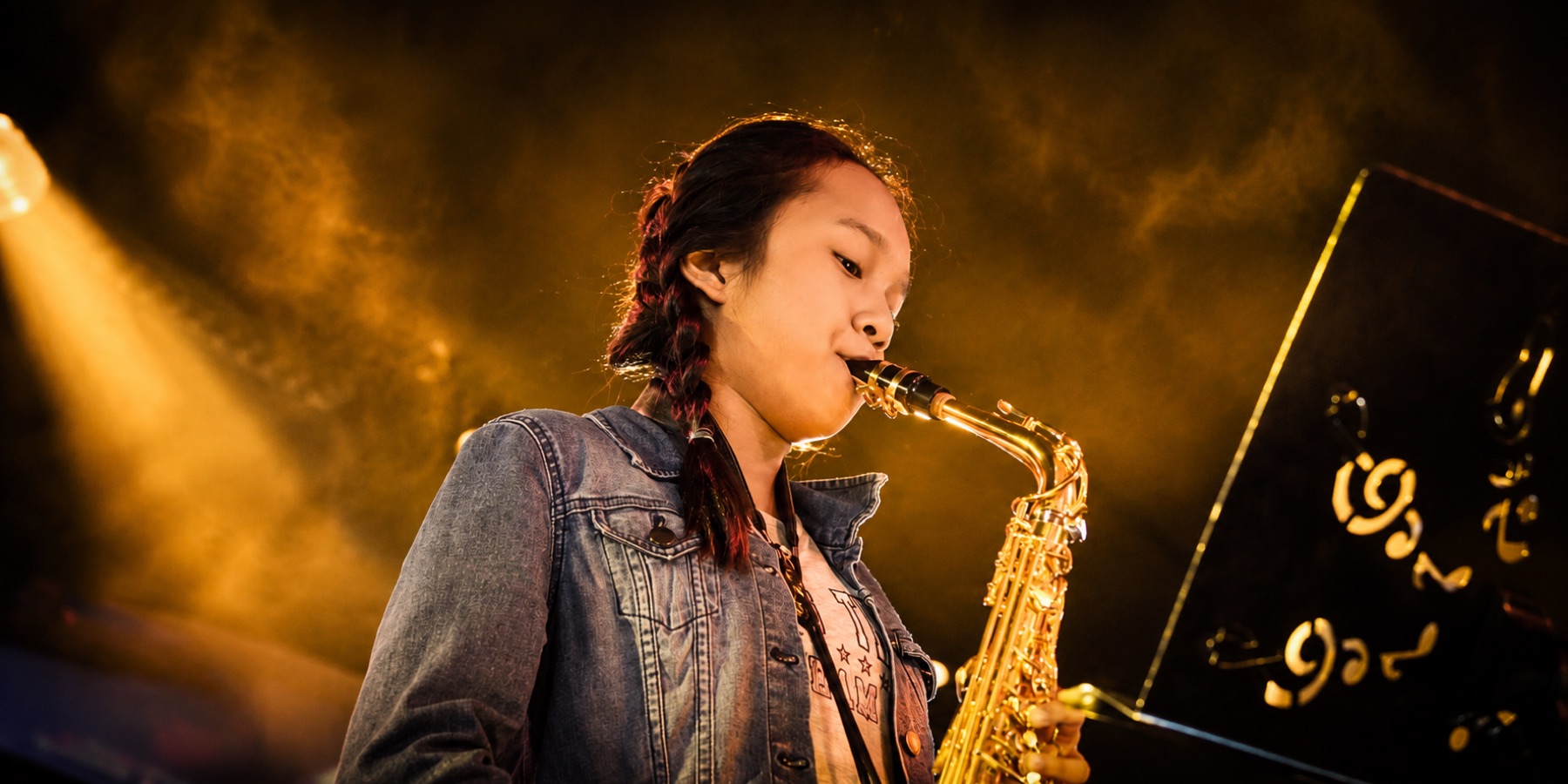 Saxophone lesson at Soundskool
