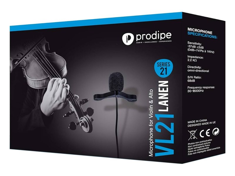 Prodipe UHF DSP SOLO VL21, Wireless System for Clip Mic (VIOLIN)