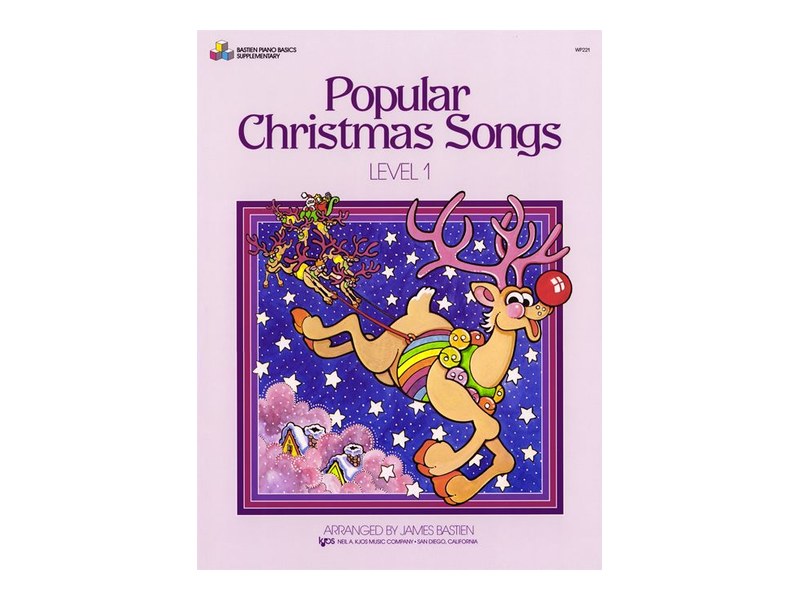 Kjos Bastien Popular Christmas Songs, Level 1 | WP221