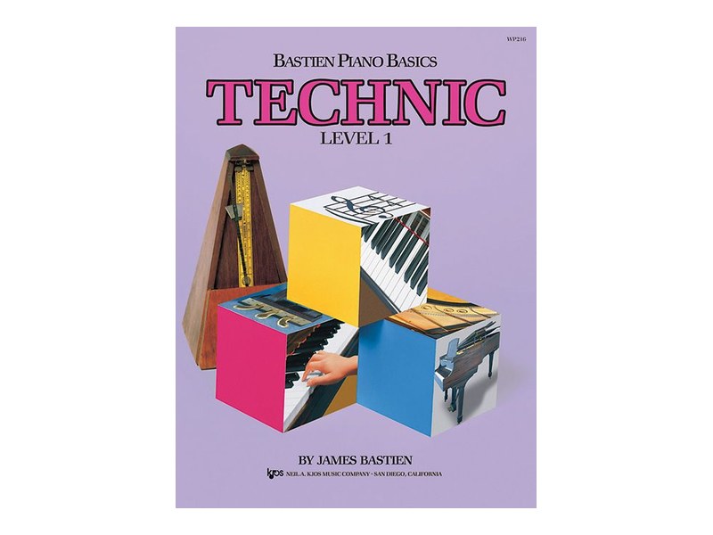 Kjos Bastien Piano Basics Technic Level 1 | WP216
