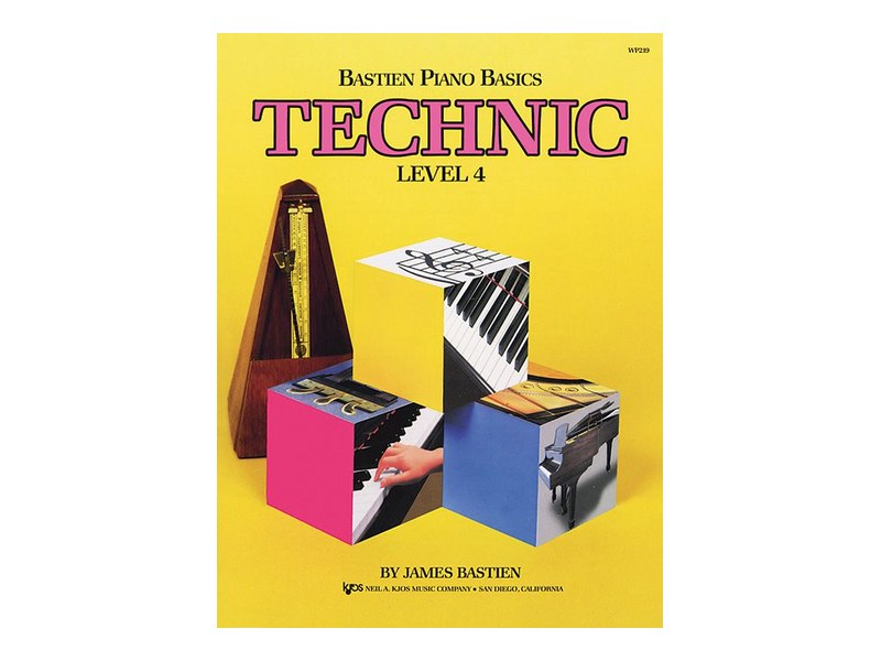 Kjos Bastien Piano Basics Technic Level 4 | WP219
