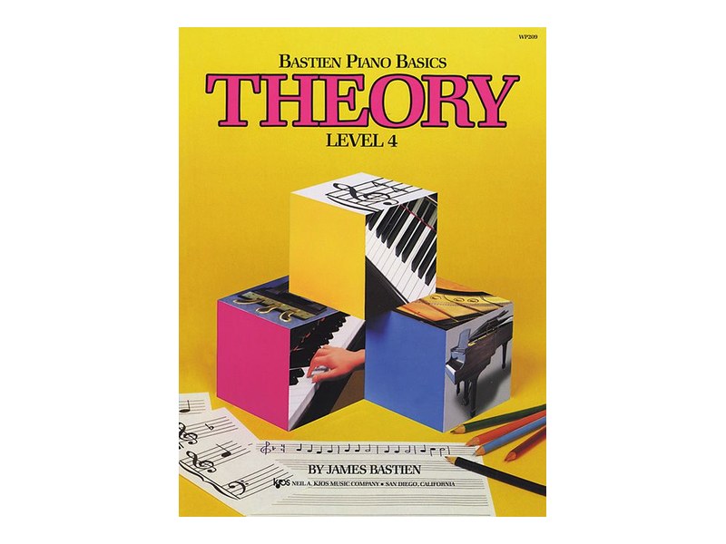 Kjos Bastien Piano Basics Theory Level 4 | WP209