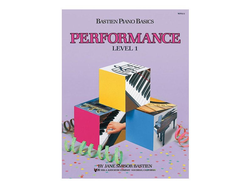 Kjos Bastien Piano Basics Performance Level 1 | WP211