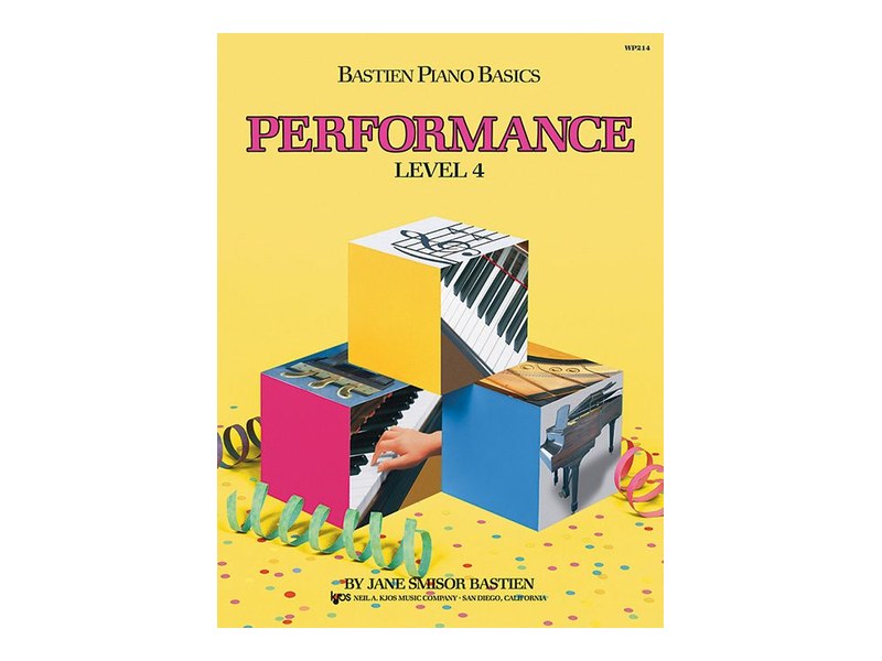 Kjos Bastien Piano Basics Performance Level 4 | WP214