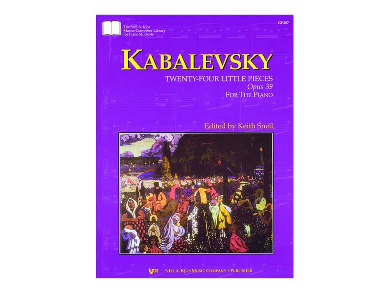 Kjos Kabalevsky 24 Little Pieces, Opus 39 For The Piano | GP387