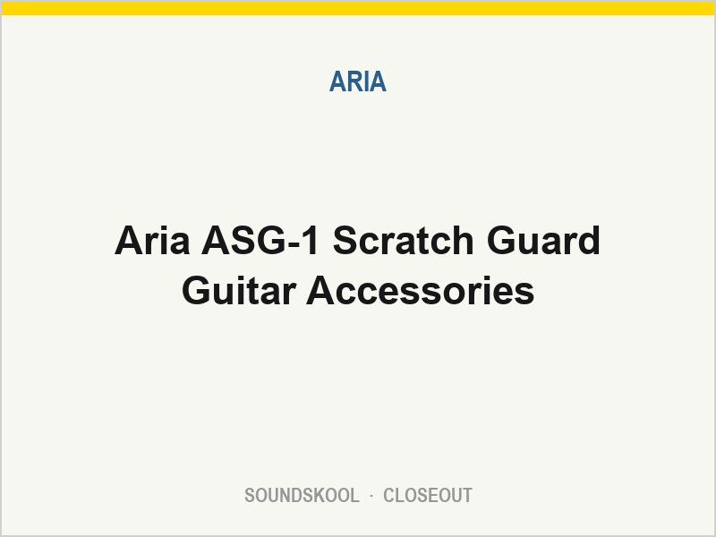Aria ASG-1 Scratch Guard Guitar Accessories