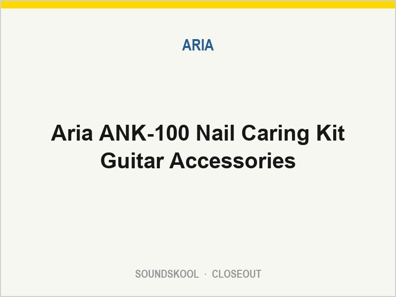 Aria ANK-100 Nail Caring Kit Guitar Accessories