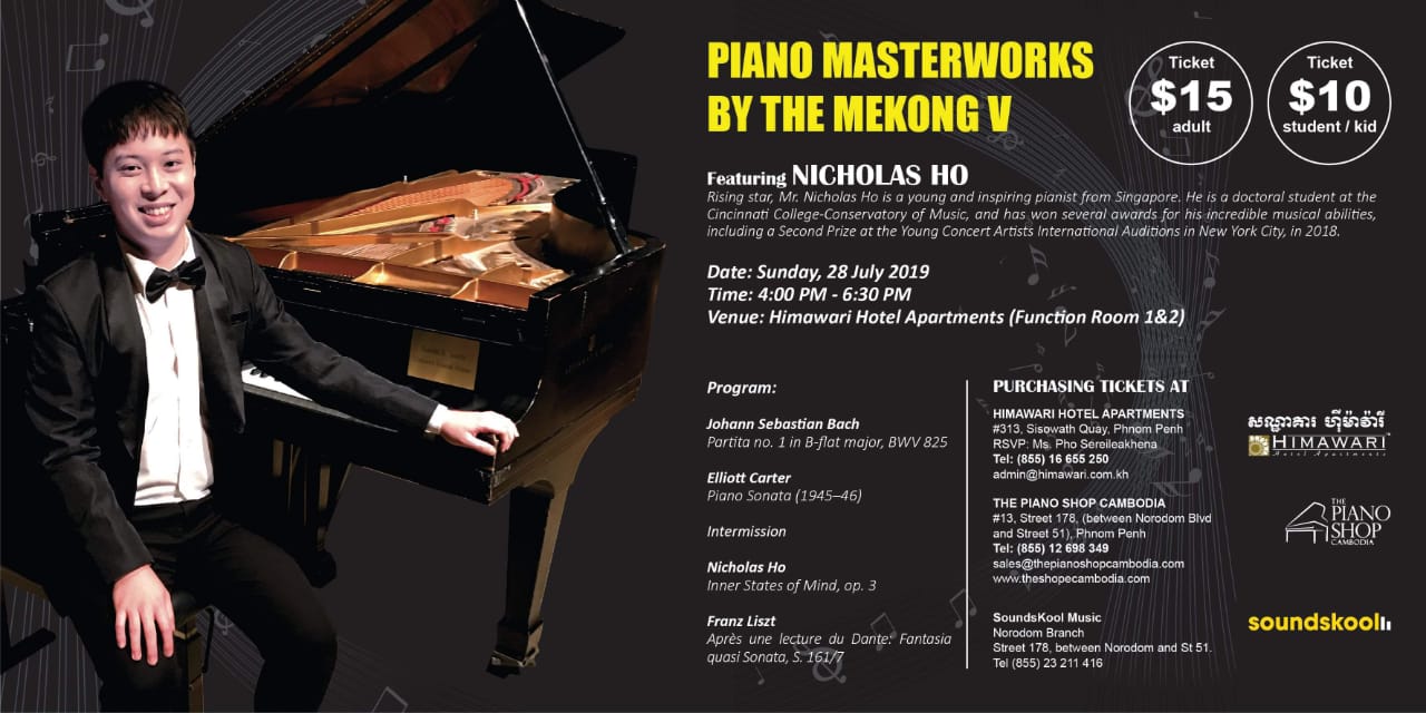 Nicholas Ho, Piano Rising Star visits Cambodia