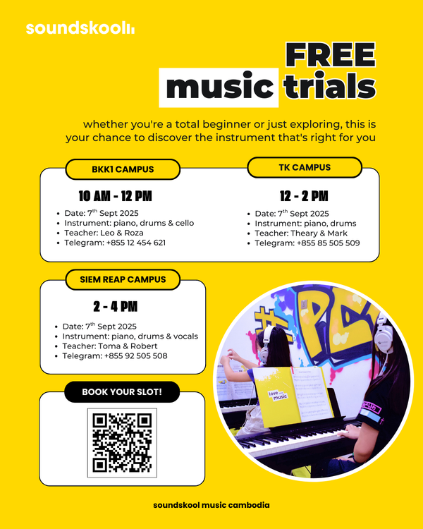 Free Music Trials at Soundskool
