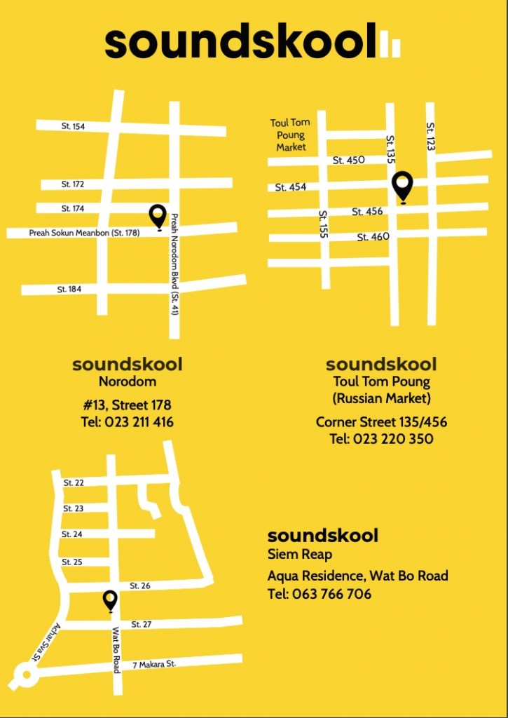Soundskool locations 2019