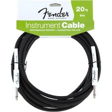 Fender Performance Series 20' Instrument Cable, Black