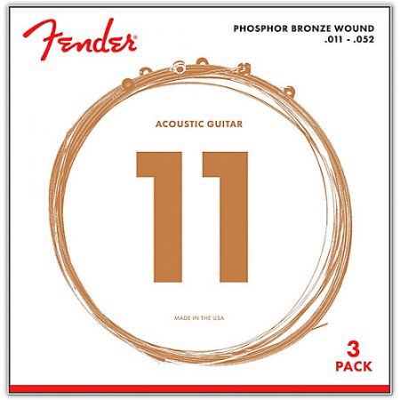 Fender 60CL Acoustic Guitar Strings Phosphor Bronze