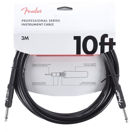 Fender PRO Instrument Cable 10ft Black