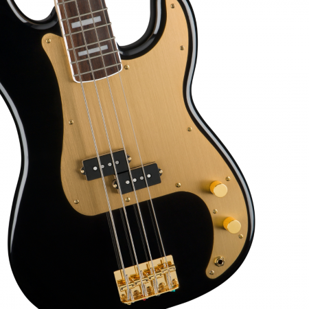 Fender Squier 40 Bass LRL GHW GPG BLK | Electric Guitar - Image 3